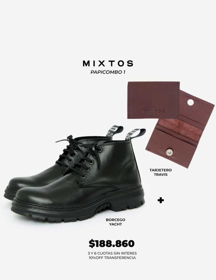 PAPICOMBO: Borcego Yacht + Tarjetero Travis